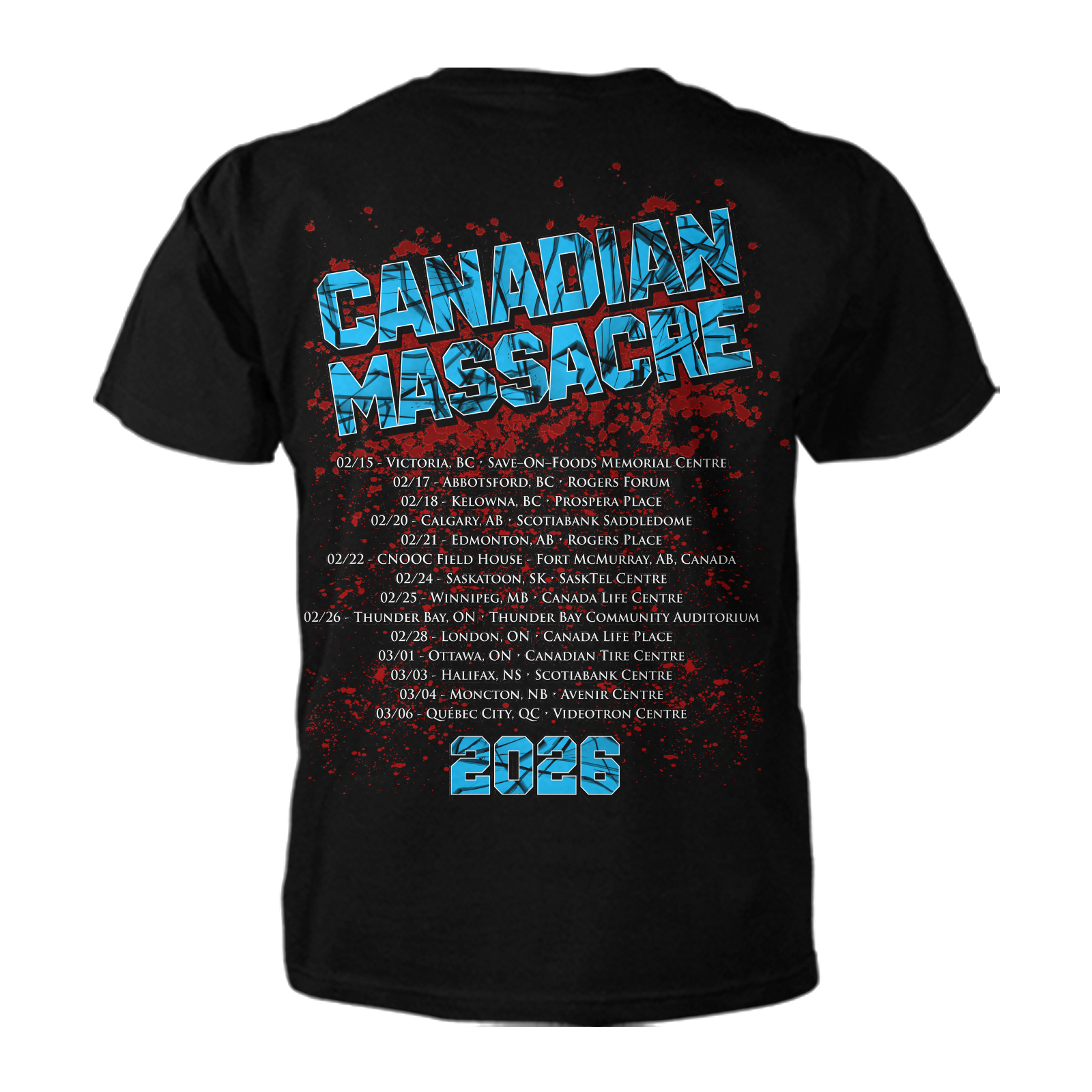 WREX Canada 2026 Tour Tee